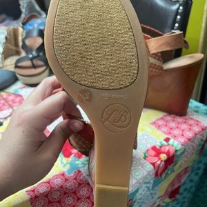 Lucky brand wooden wedges